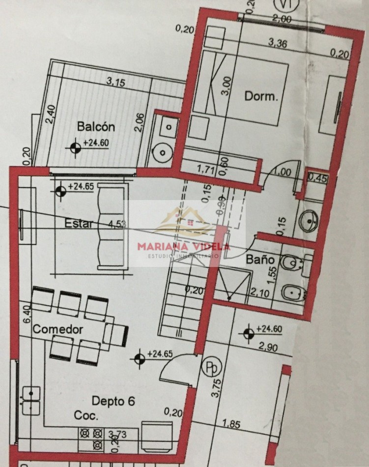 Departamento en vent en Centro Administrativo de Pinamar. Oportunidad de inversion.