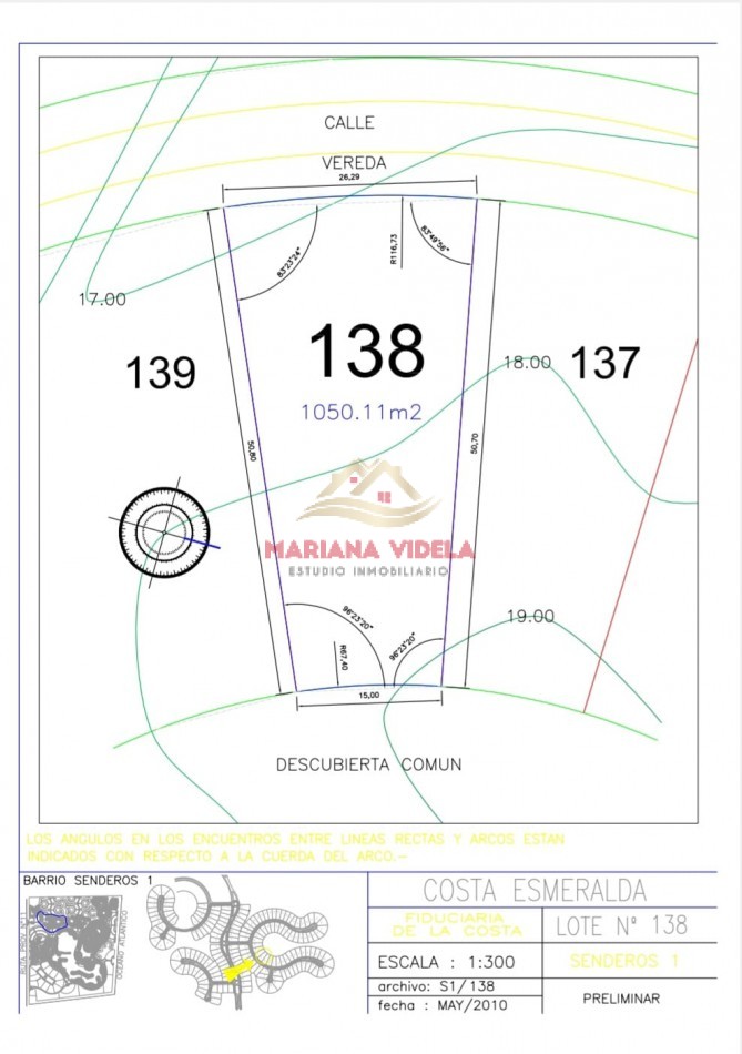 Terreno en venta en Costa Esmeralda. Senderos I.