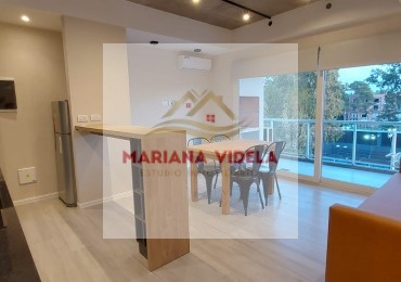 Departamento en alquiler anual (12 meses), 2 ambientes. Pinamar Centro. DISPONIBLE INGRESO 1/5/2026.